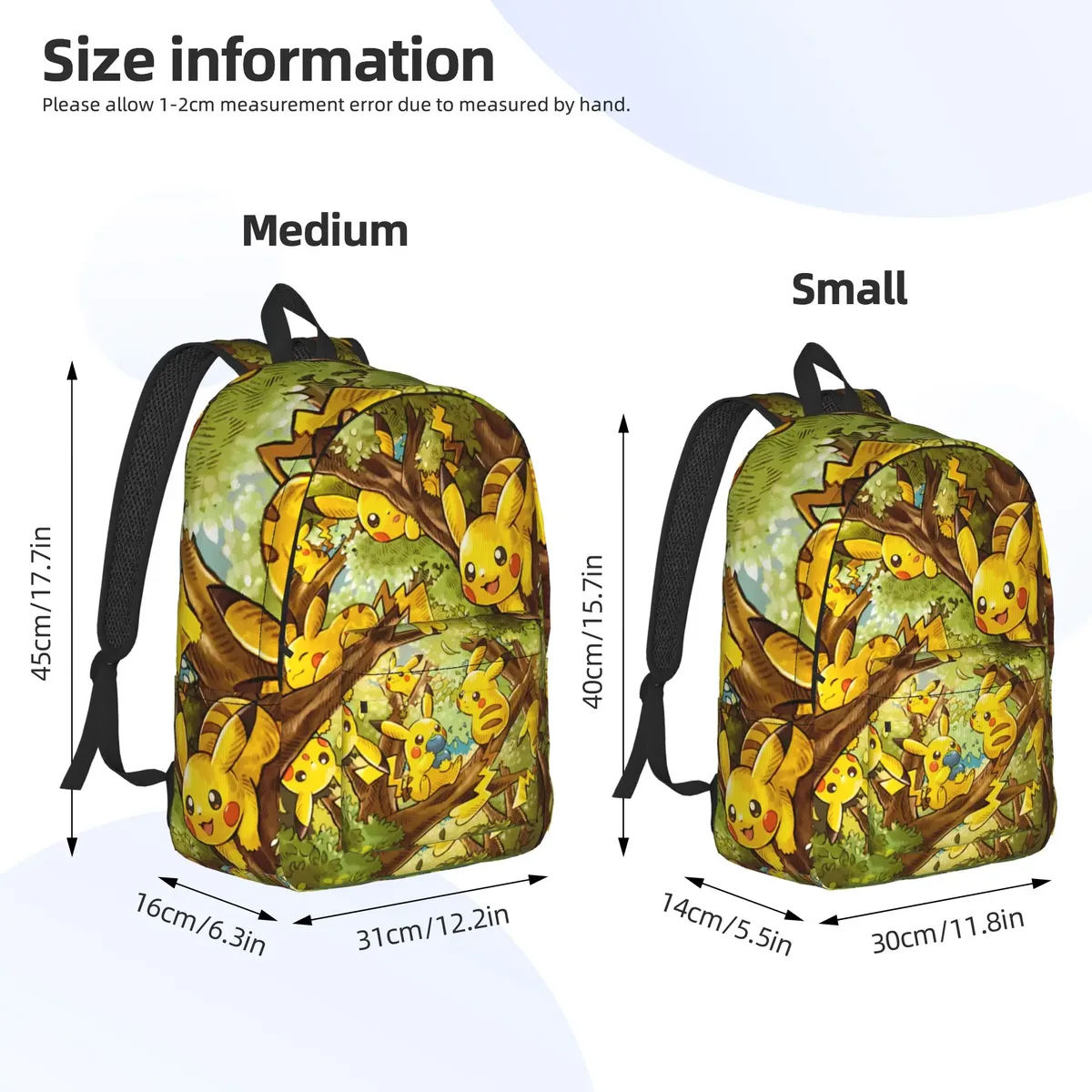 sac à dos à la mode avec personnages pokémon, funko mochilas kawaii journey, sac à dos rétro lavable