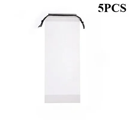 lot de 10 sacs de rangement étanches pour parapluies, sacs en plastique translucides à cordon, sacs de rangement extérieurs, sacs humides pour véhicule