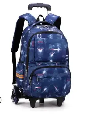 sac à dos à roulettes pour garçons du collège, sacs à roulettes pour adolescents, sac à roulettes pour enfants, sac à dos à roulettes pour garçons