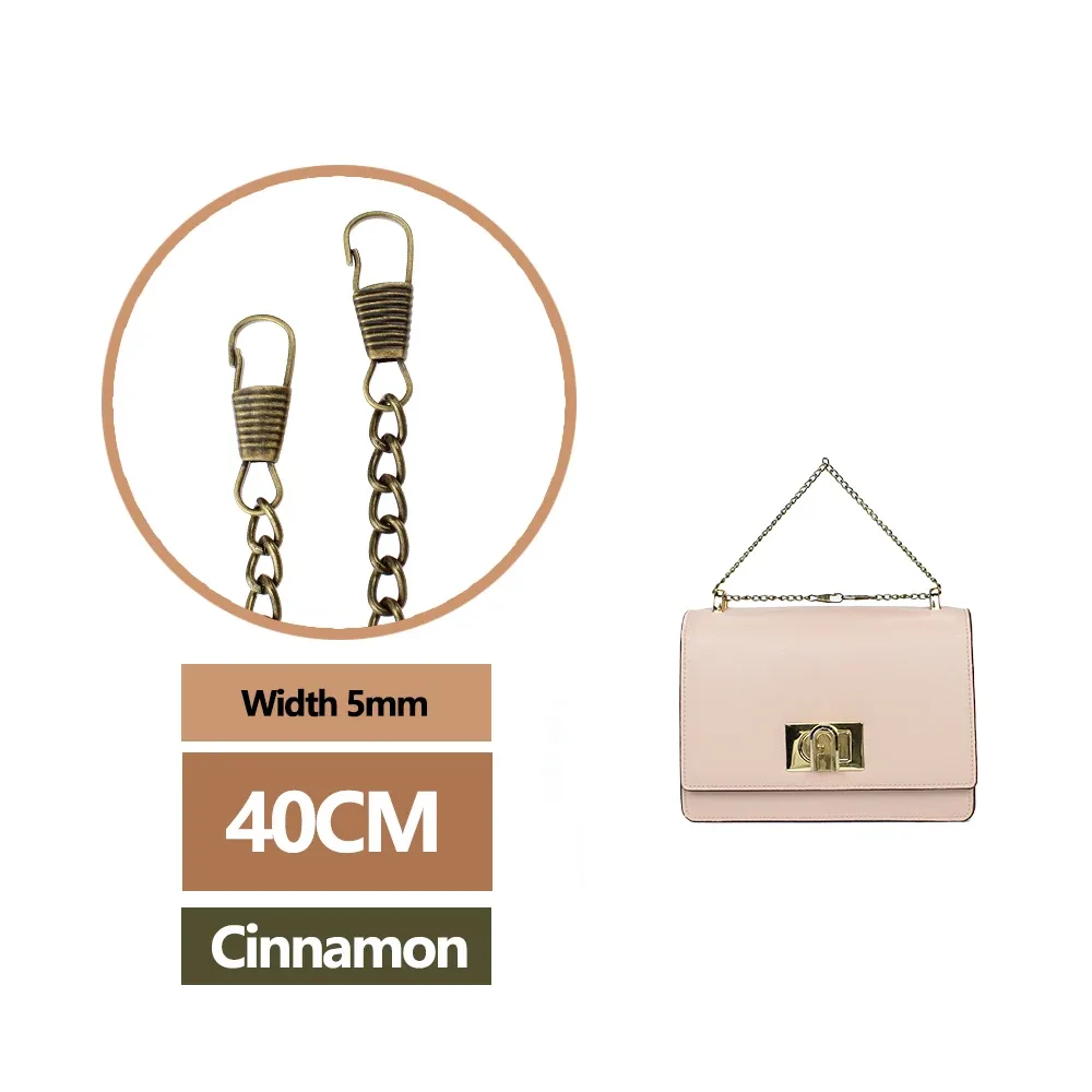 sacs en métal jopurse avec boucles pour femmes, sangle initiée pour sacs, remplacement de sac à bandoulière, accessoires jobag, largeur 5mm, 40 cm, 60 cm, 120cm