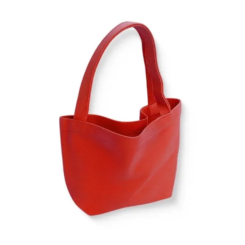 sac fourre-tout coréen en toile, simple, couleur unie, sacs de shopping, petits sacs pour le shopping quotidien, voyage, sac à main pliable, pochette de transport