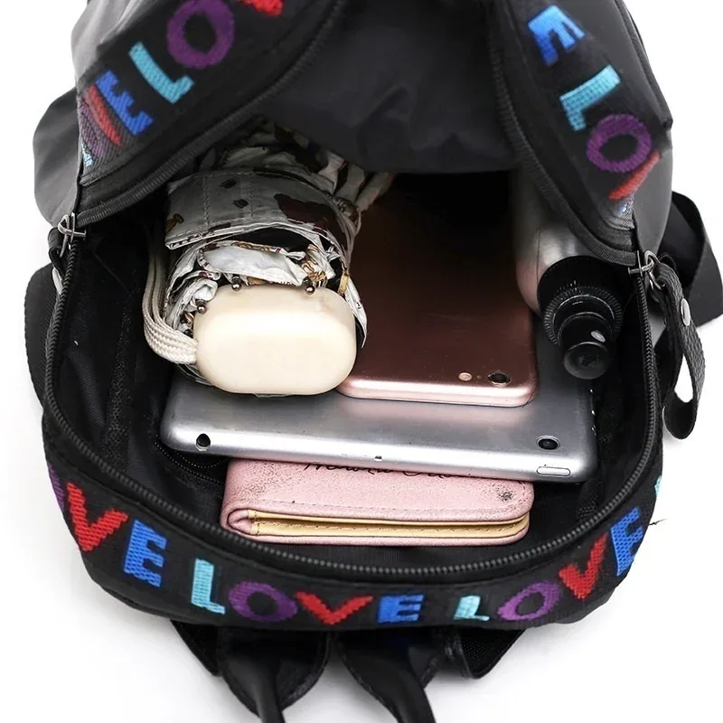 femmes sacs à dos mode amour sac à bandoulière décontracté sac à dos école sac à dos