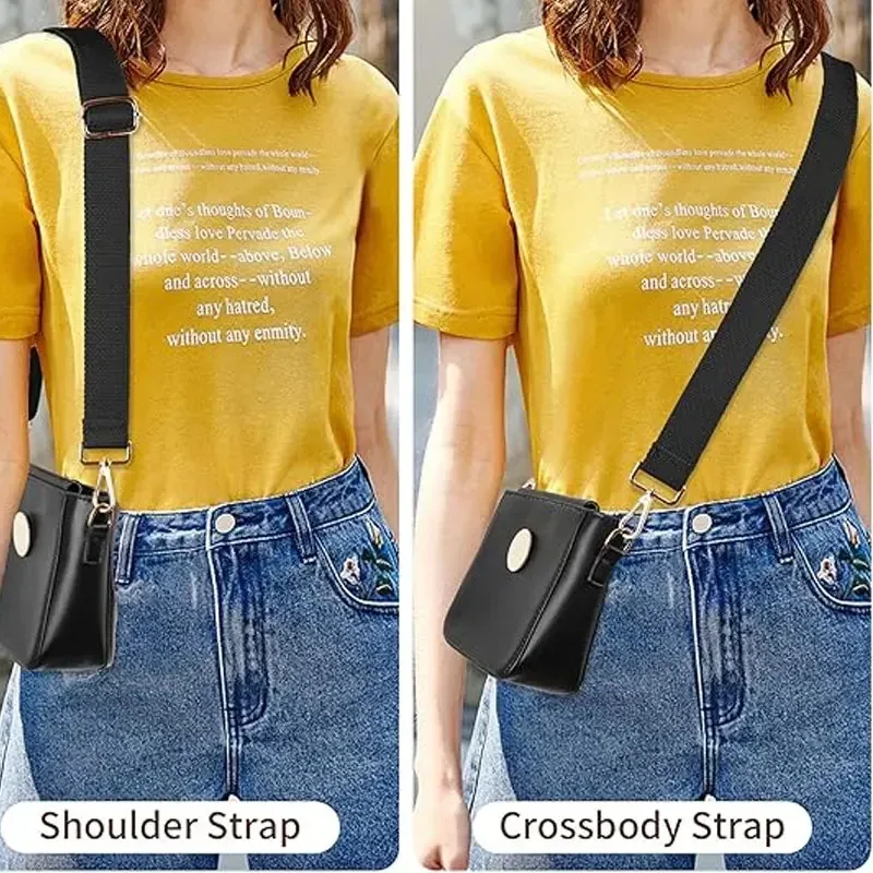 sangle de sac à bandoulière de remplacement pour porte-documents pour hommes et femmes, sangle réglable noire, accessoires de sac, nouvelle collection 2025