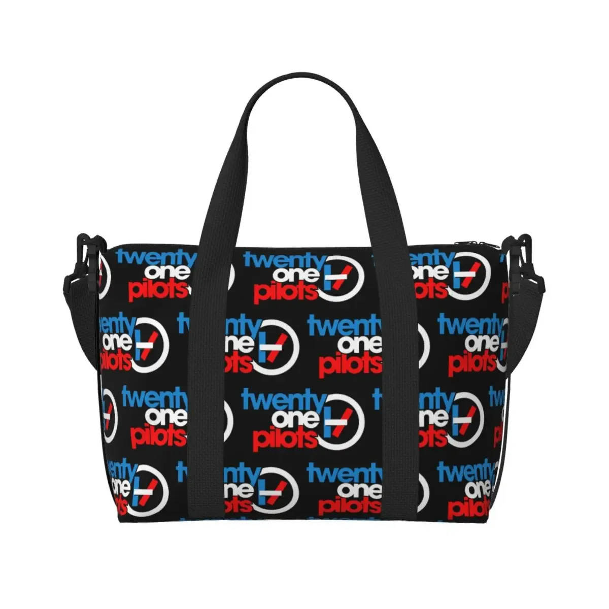 sac fourre-tout personnalisé t-twentys one p-pilots de marque classique pour femmes, sacs de voyage de grande capacité pour salle de sport et plage