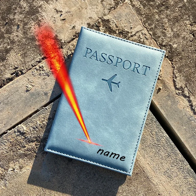 couverture de passeport personnalisée, portefeuille de voyage, document fonctionnel, affaires, étuis de porte-passeport, nouveau