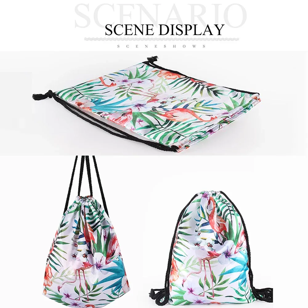 sac à dos personnalisé avec cordon de serrage, sac de rangement pour l'extérieur, pochette utilitaire de voyage, pochette durable, cadeau de noël, 1 pièce