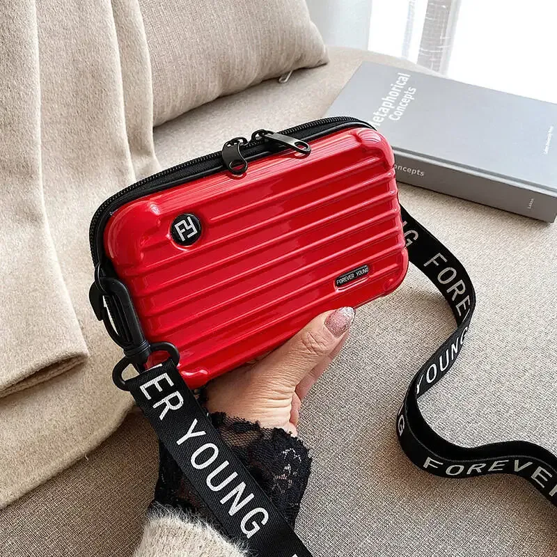 nouvelle mini valise, trousse de maquillage portable pour femme, trousse de maquillage grande capacité, trousse de maquillage imperméable à bandoulière pour extérieur