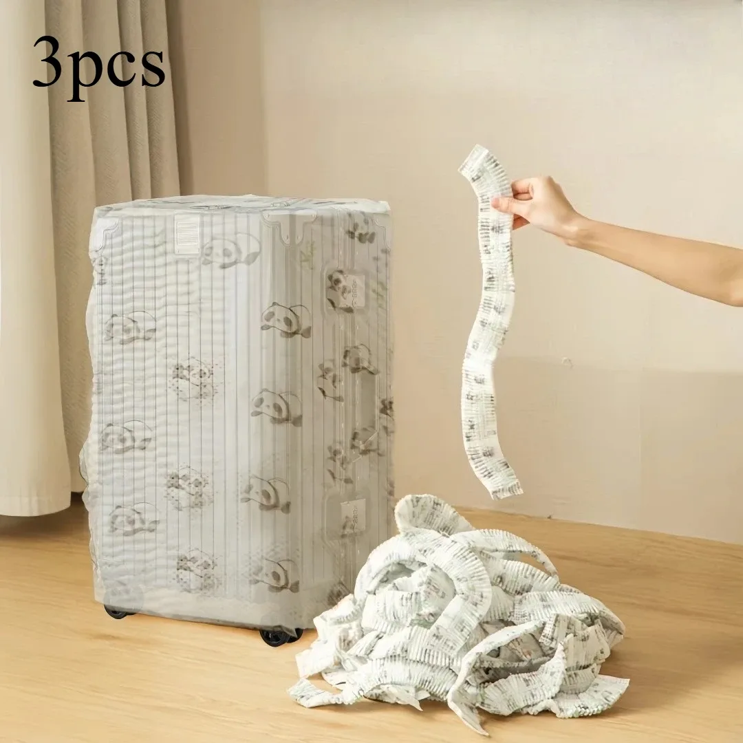 housse anti-poussière pour bagages, housse de protection universelle jetable en tissu non tissé pour boîte de rangement de voyage, housse de protection contre la pluie, accessoires de voyage