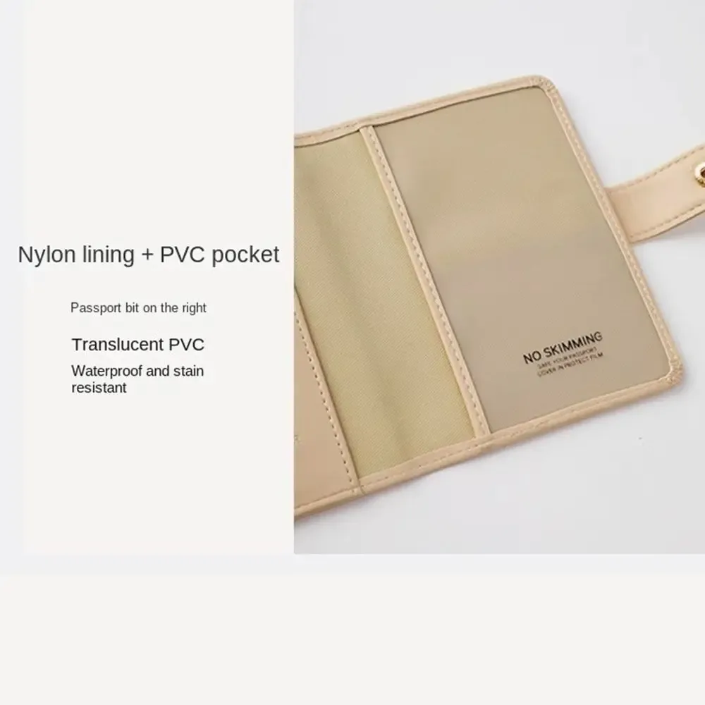 portefeuille sac de rangement pour passeport multicouche avion enregistrement document passeport clip de rangement antivol style coréen porte-passeport
