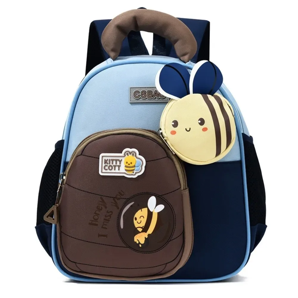 sac à dos pour enfants motif petite abeille, ergonomique, léger, avec bretelles larges, pour la maternelle, soulageant le poids