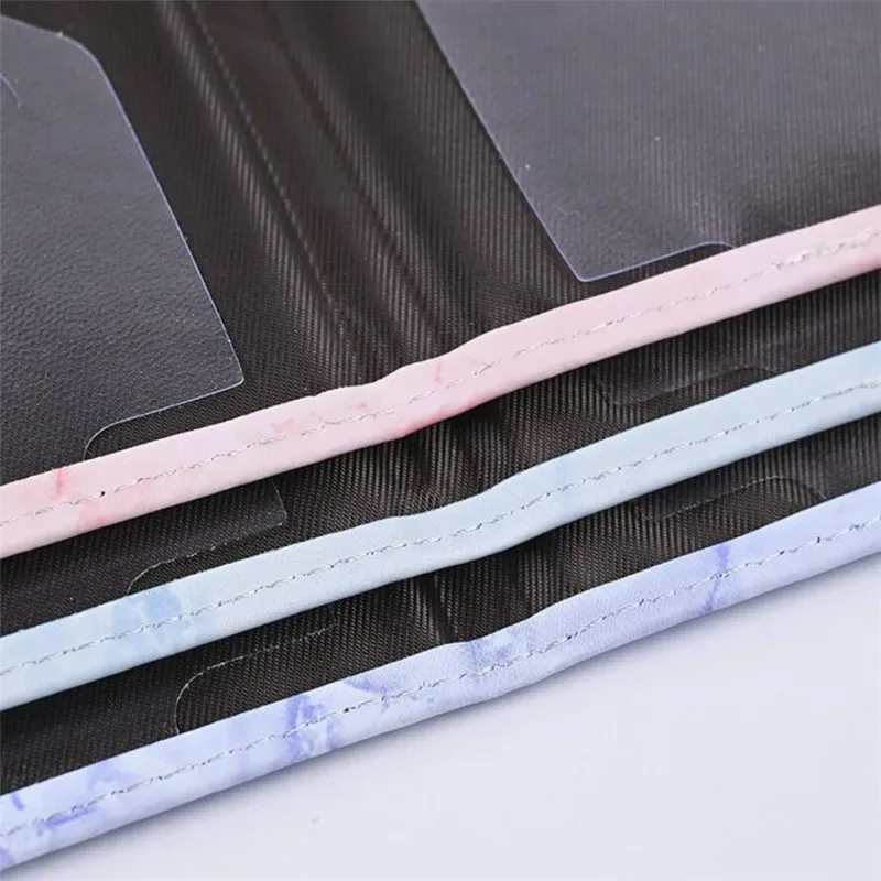 couverture de passeport en cuir pu pour hommes et femmes, style marbre, porte-carte d'identité de voyage, porte-passeport pour carte de crédit, portefeuille en poudre, sacs à main, mode
