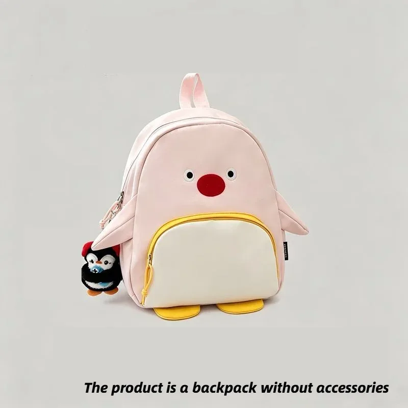 sac à dos mignon en forme de pingouin 3d pingu - sac à dos en nylon résistant à l'eau, sac léger pour ordinateur portable de 13 pouces, sac d'école kawaii pour femme