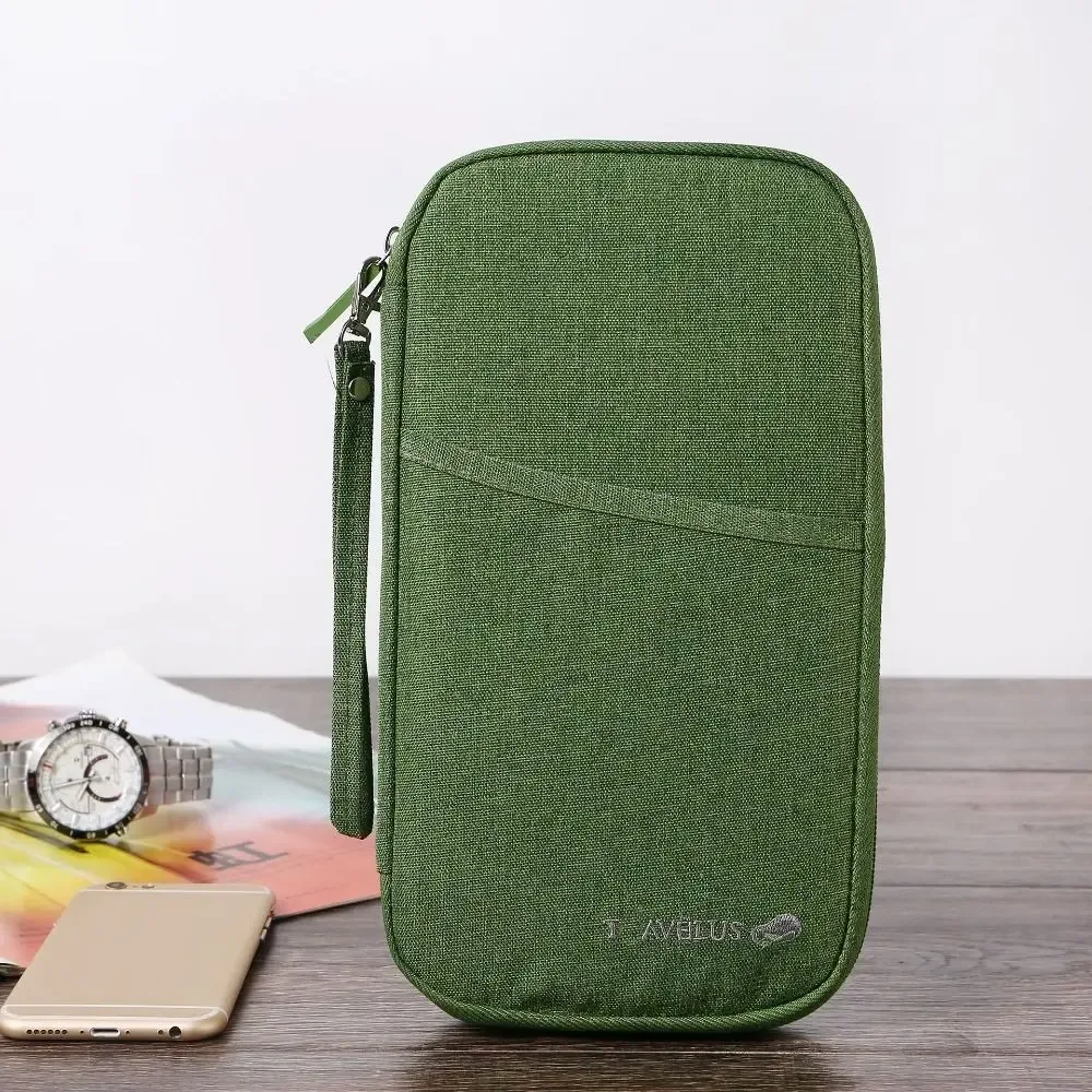 nouvelle pochette de voyage pour passeports, organisateur multifonctionnel pour billets et cartes rfid, idéal pour l'enregistrement à l'avion en famille, unisexe
