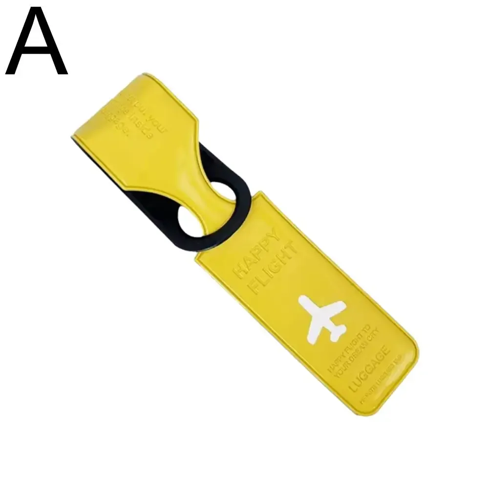 étiquettes de bagage de voyage couverture valise id porte-étiquette de bagage lettre étiquettes d'embarquement de bagages étiquette portable accessoires créatifs voyage