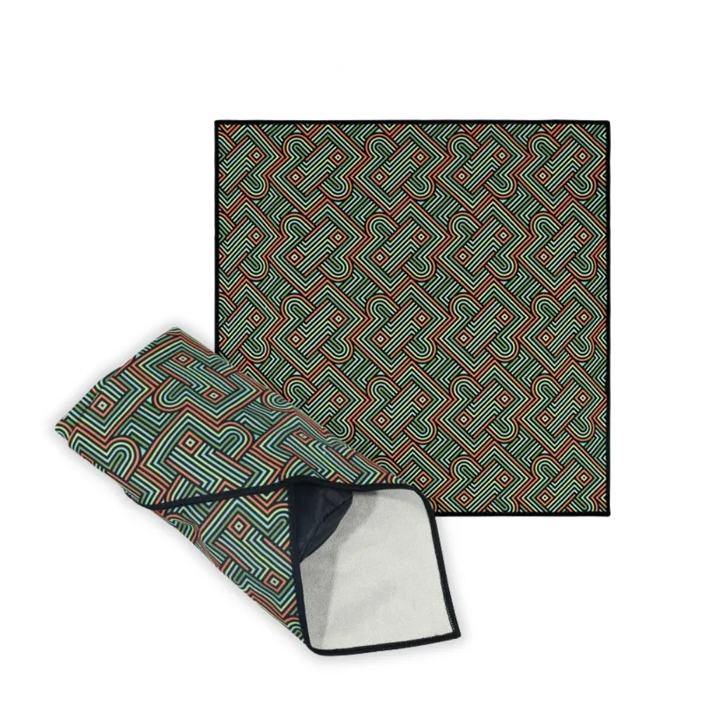 tissu de protection d'objectif pliable et auto-adhésif, 50x50cm, enveloppe de protection d'appareil photo, cent patchs en tissu carré, sac de rangement de cosmétiques