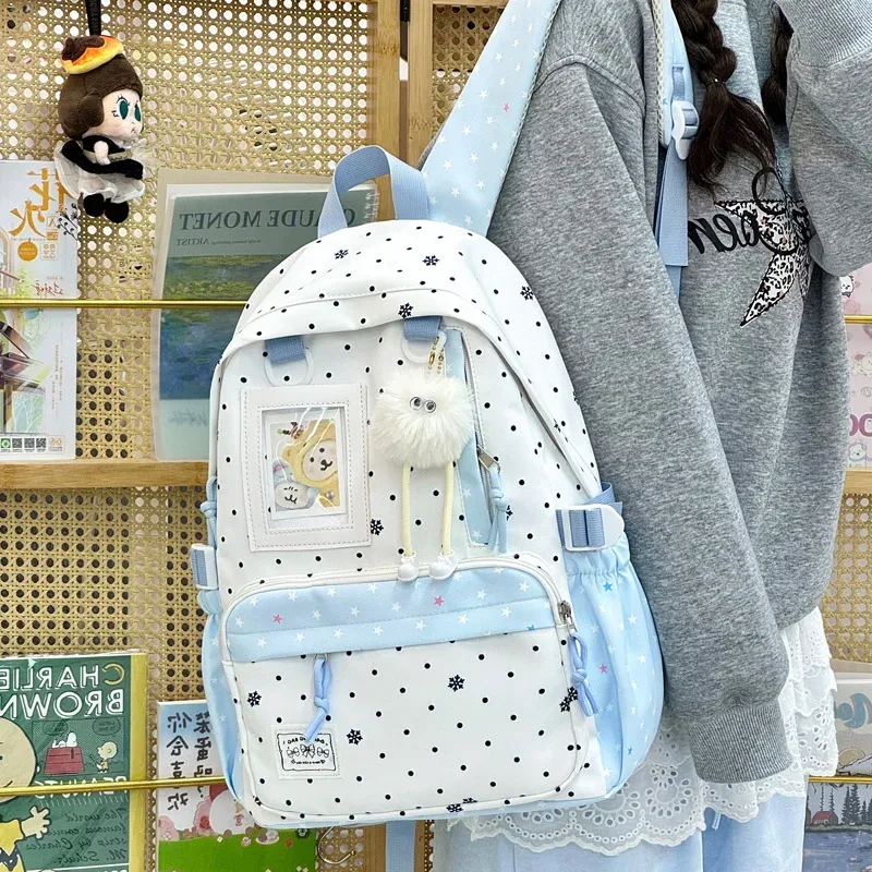 nouveau sac à dos imprimé grande capacité pour femmes, sac à dos décontracté pour étudiantes du collège, du lycée et des écoles primaires