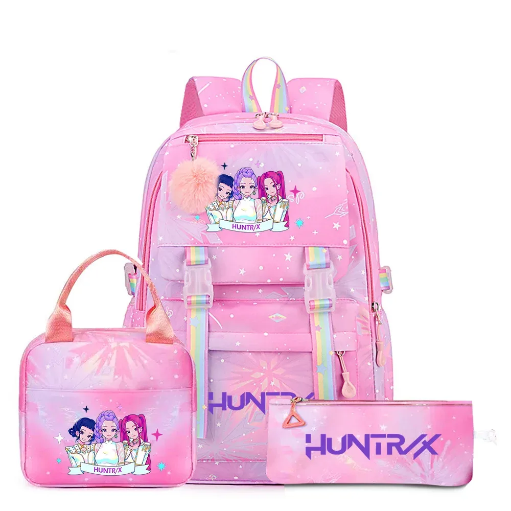 sac à dos kpop demon hunters pour enfants, sacs d'école pour enfants, sacs à dos pour ordinateur portable pour adolescentes et garçons, sacs de voyage pour femmes