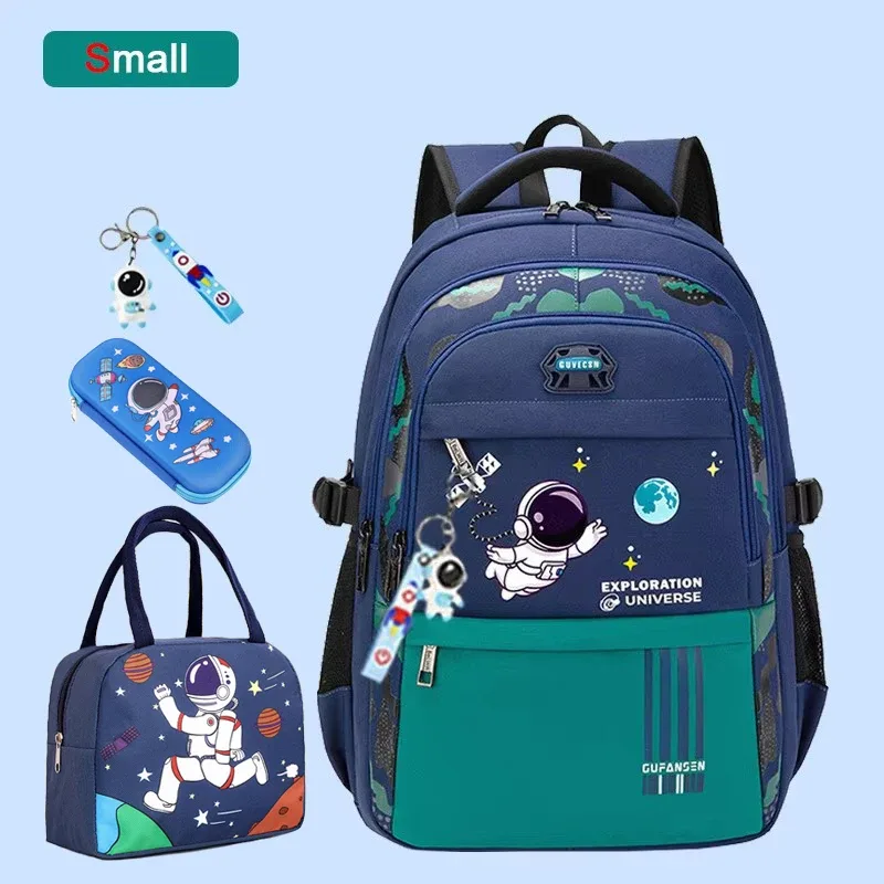 sac à dos d'école astronsominitié pour garçon, cartable étanche pour enfant du primaire
