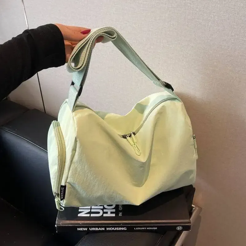 sac de voyage court pour le sport et le yoga, sac de natation grande capacité pour femme, sac de rangement portable, sac de fitness pour homme