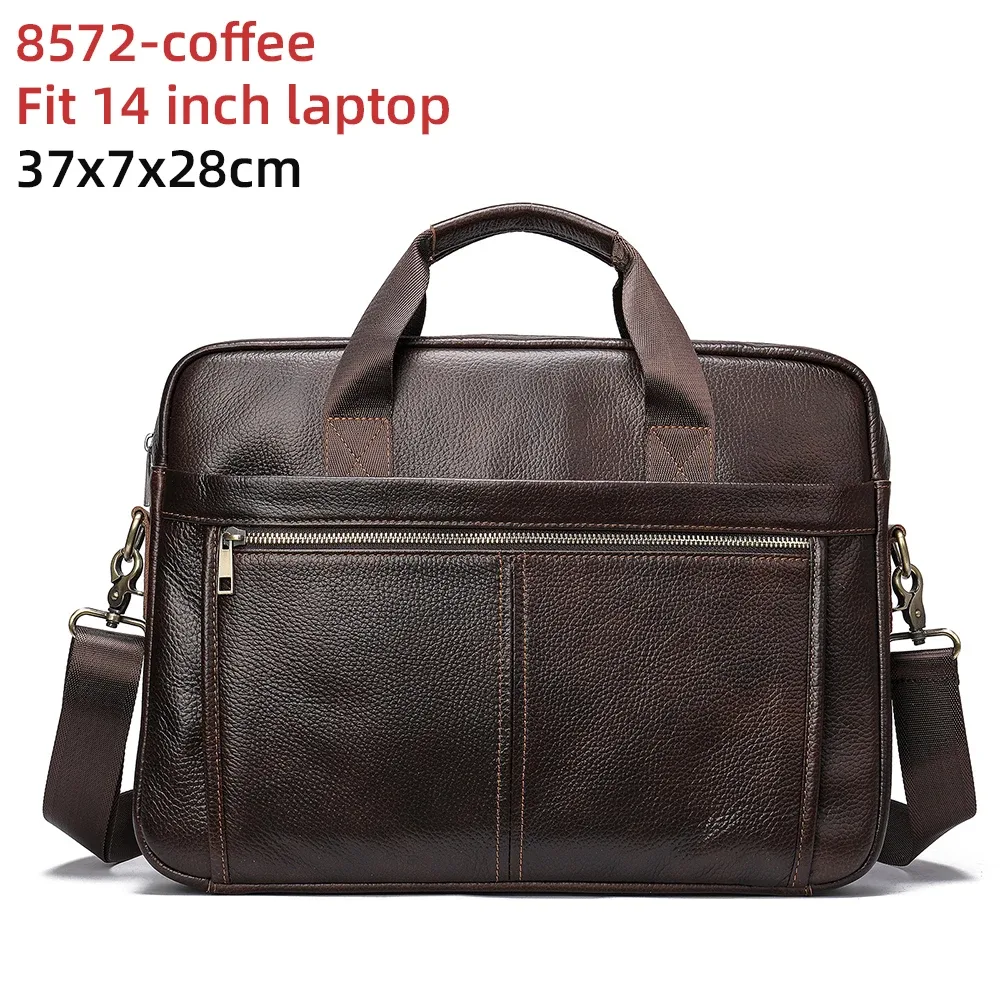 westal-sac messager en cuir véritable pour homme, étuis à bombes, sac pour ordinateur portable 14 en effet, sacs d'affaires de bureau pour document, 8572