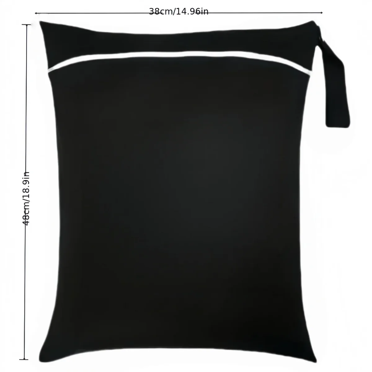 sac de voyage imperméable pour le linge, pochette de rangement humide/sec avec fermeture éclair et sangle de suspension, sac de rangement portable (1 pièce)