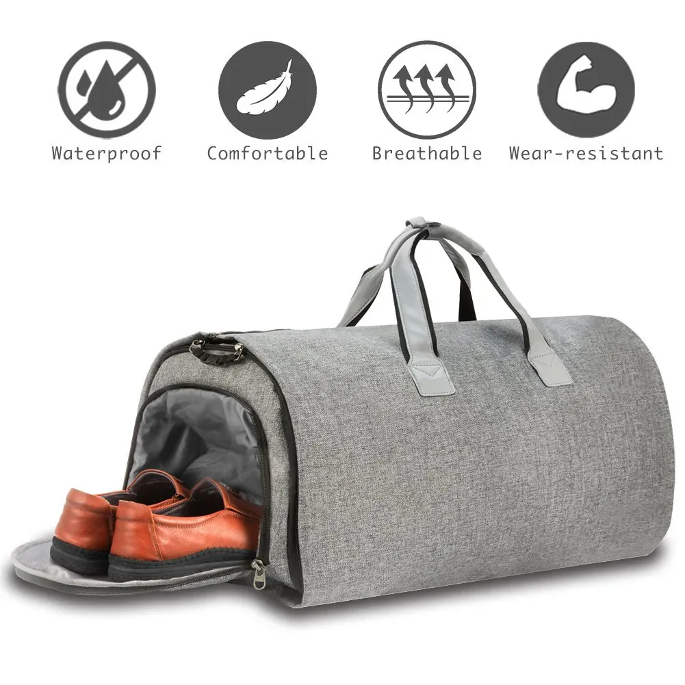 sac de voyage portable de grande capacité pour homme, bagage multifonctionnel, pliable, trempé, à bandoulière, lavage, nouvelle collection