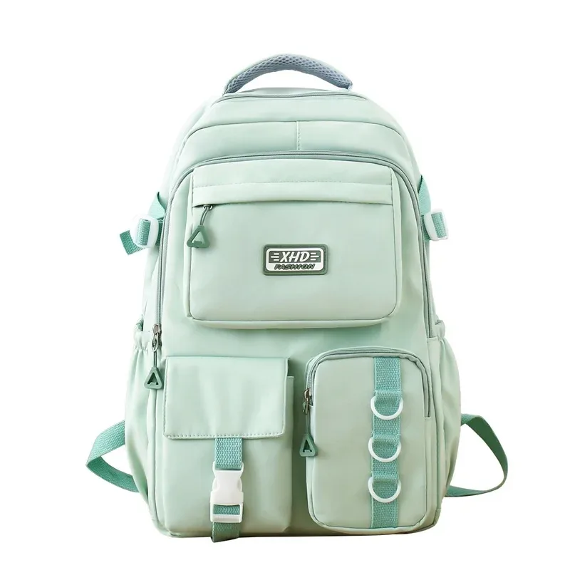 sac à dos multi-poches pour adolescentes, bretelles rembourrées réglables, sac à dos scolaire de grande capacité, pour sac à dos décontracté quotidien