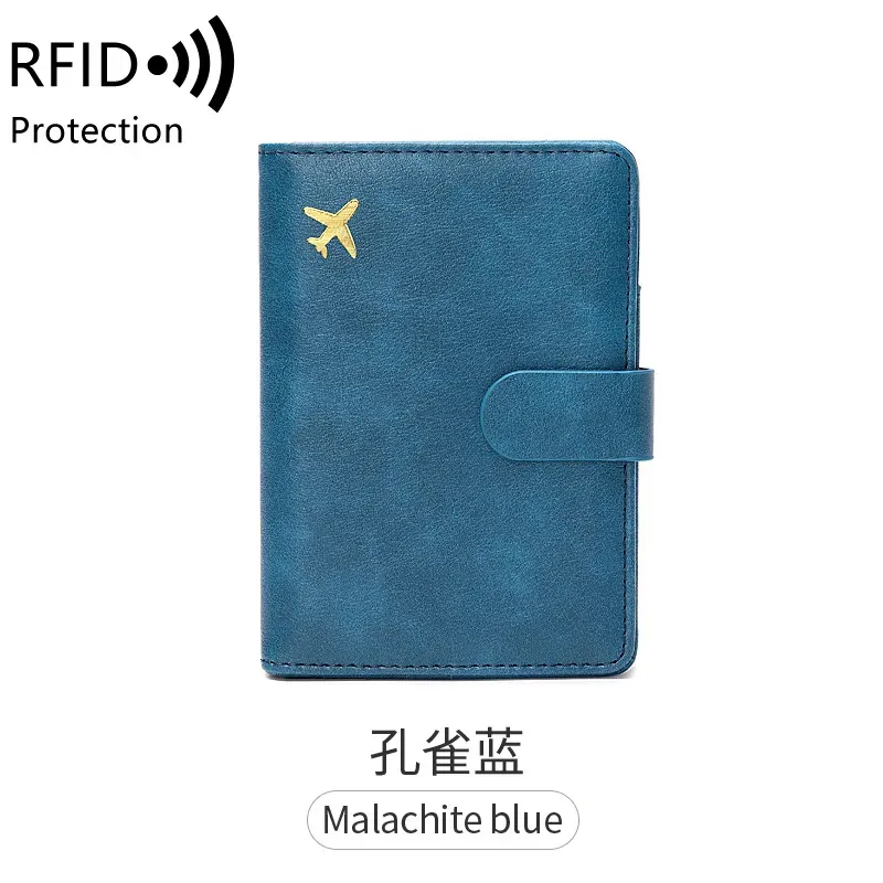 portefeuille de passeport de voyage avec lettres personnalisées, sac à cartes de grande capacité en cuir pu pour hommes, porte-passeport multifonction pour voyage d'affaires