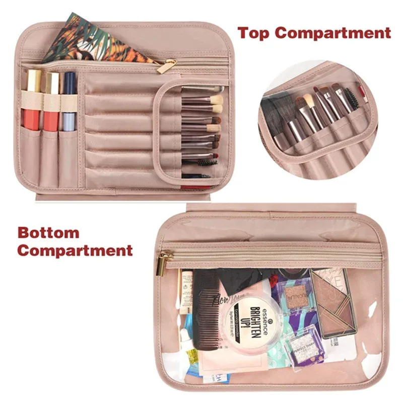 xmessun nouvelle trousse de rangement tendance, trousse de maquillage portable de voyage grande capacité, sac de toilette, trousse de rangement pour articles de toilette