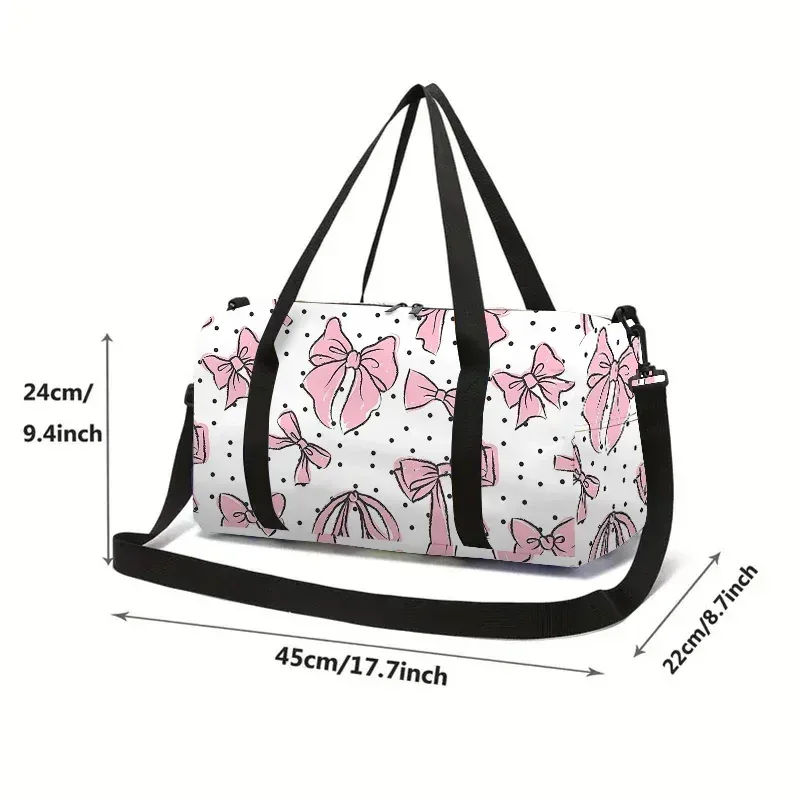 sac de voyage rose papillon grande capacité pour garçons/filles, meilleurs cadeaux, sacs de voyage 2d de dessin animé pour enfants, sac de sport extérieur