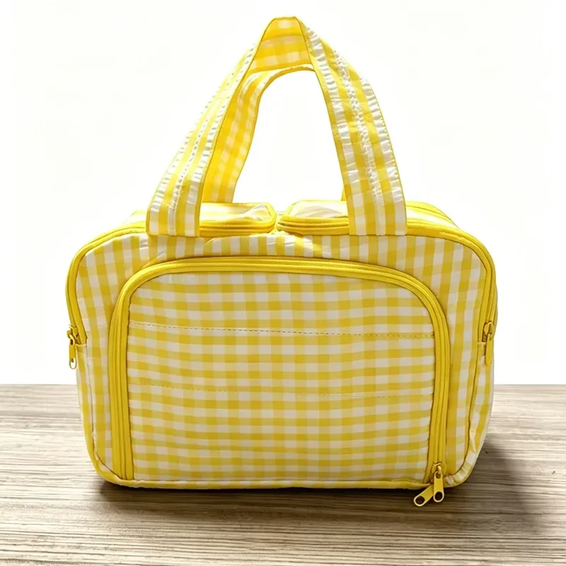 sac à cosmétiques de voyage portable pour femmes, sac de maquillage transparent, sacs de bain de grande capacité, étui de rangement multifonctionnel étanche