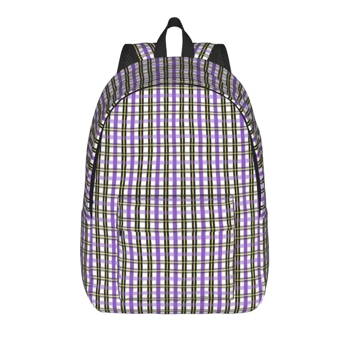 macalpine sac à dos tendance écossais en tartan, durable, pour le lycée, le travail, pour hommes et femmes, sac à bandoulière pour ordinateur portable