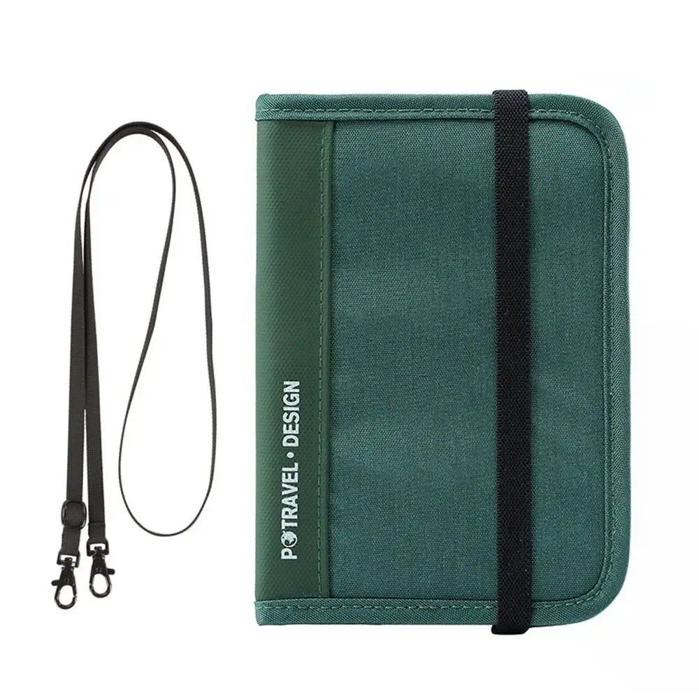 sac de voyage rfid de sécurité multicolore pour passeport et documents personnels, antivol et étanche
