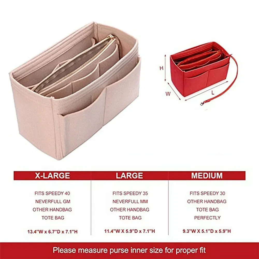 trousse de maquillage de marque, sac à main de voyage, sac à cosmétiques portable, adapté à divers sacs de rangement fonctionnels