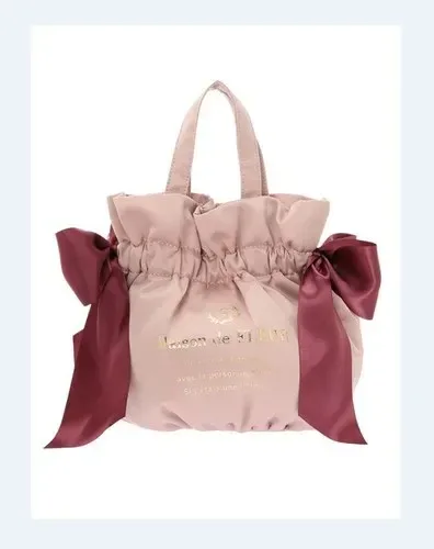 sac à main double face de style japonais pour filles, sac à bandoulière, nœud en satin, proximité, doux, mignon, initié, portable, dames, nouveau