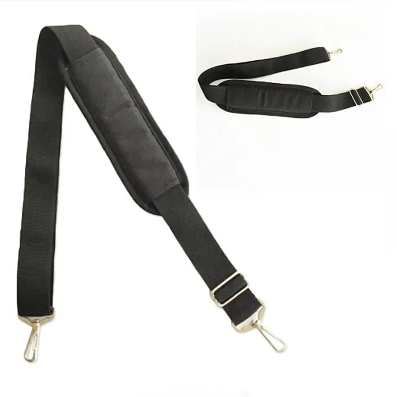 sangle de sac en nylon noir pour hommes, 1/2/3 pièces, sangle d'épaule solide, pour mallette, sacoche pour ordinateur portable, accessoire de sac