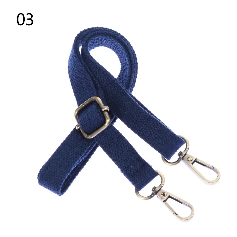 sangle de sac en toile couleur bonbon, sangles de sac à bandoulière réglables, ceintures de sac à main, chaîne de remplacement, accessoires de sac à dos, tendance