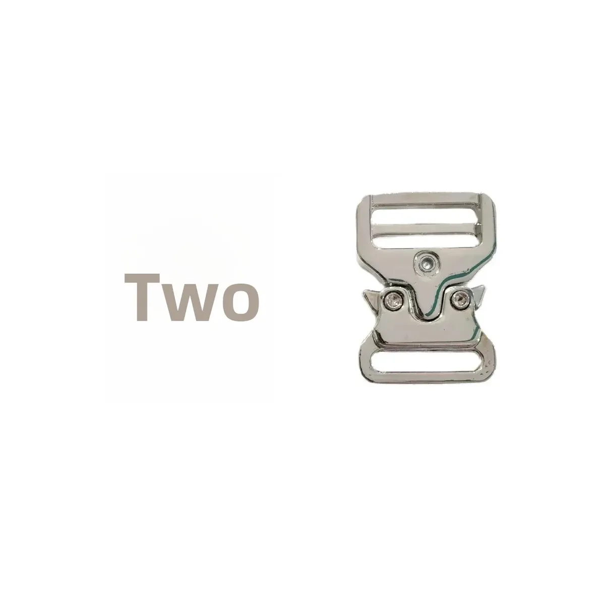 boucles à pression métalliques 15-50 mm en alliage de zinc, boucles de ceinture tactiques d'extérieur, attaches pour sacs à dos et équipements de plein air