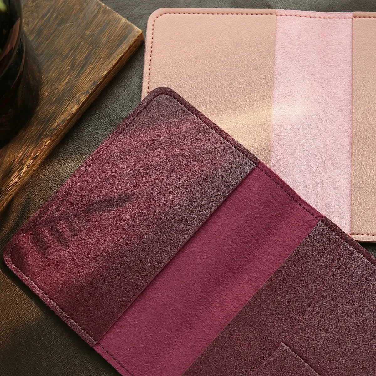 porte-passeport personnalisé avec nom, couverture de passeport personnalisée, porte-portefeuille luxueux et chic à imprimé alligator, accessoires de voyage, 1 pièce