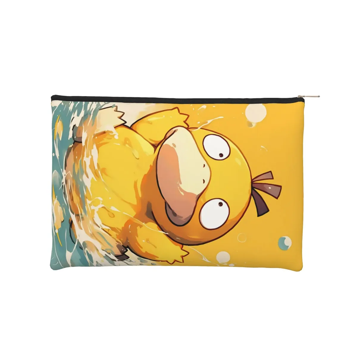 sac pliable mignon sur le thème pokémon, sac de maquillage, trousse de toilette avec fermeture éclair, pochette cosmétique de voyage