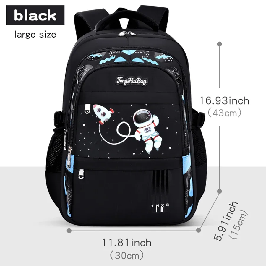 élèves du primaire cartable garçons 1,2,3,4,5,6 années 6-12 ans astronaute épaule sac à dos pour ordinateur portable étanche wea