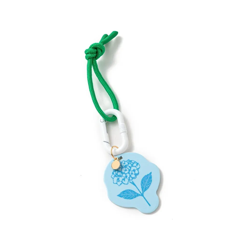 porte-clés mignon en acrylique esthétique avec mousqueton, style preppy, pour l'été et la plage, breloque de sac légère, porte-clés de sac à dos pour adolescentes, femmes et voiture