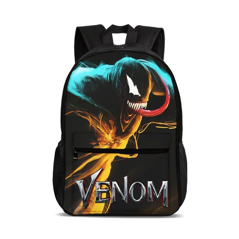 sac à dos venom school de grande capacité, sac à dos d'école à la mode, cadeau pour enfants, pratique et multifonctionnel