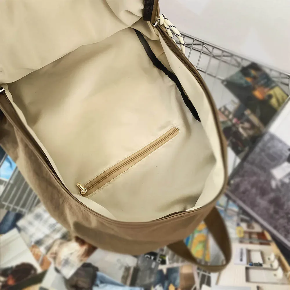 2025 nouveau sac à dos pliable pour femmes, sacs à dos de grande capacité, version coréenne simple ordinateur mochila рюкзак sac à dos femme