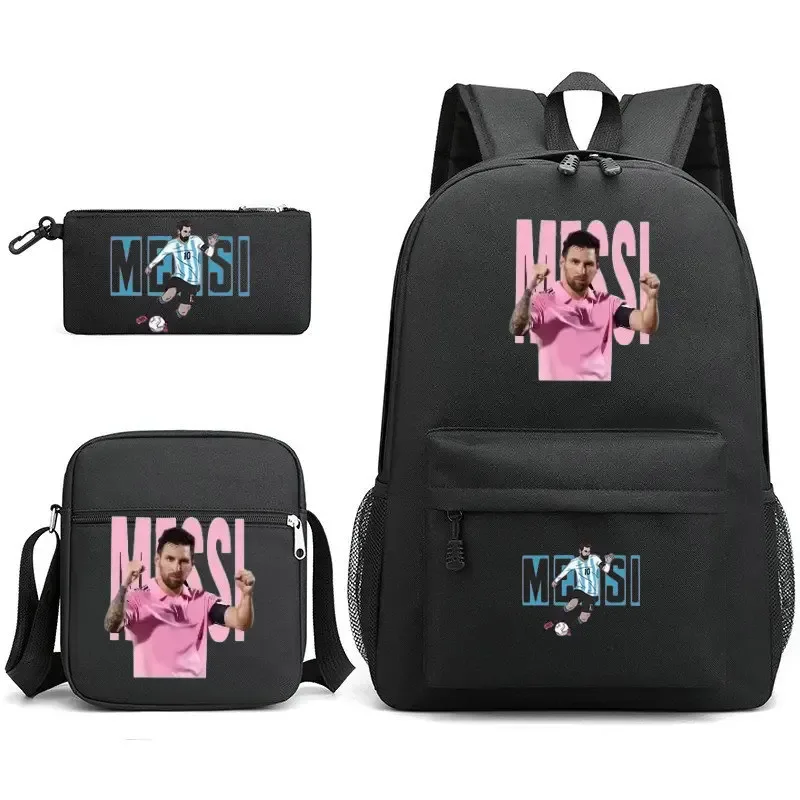 sac à dos messi léger et décontracté, grande capacité, pour femmes, hommes, étudiants, trousse à crayons, sacs à bandoulière, ensembles