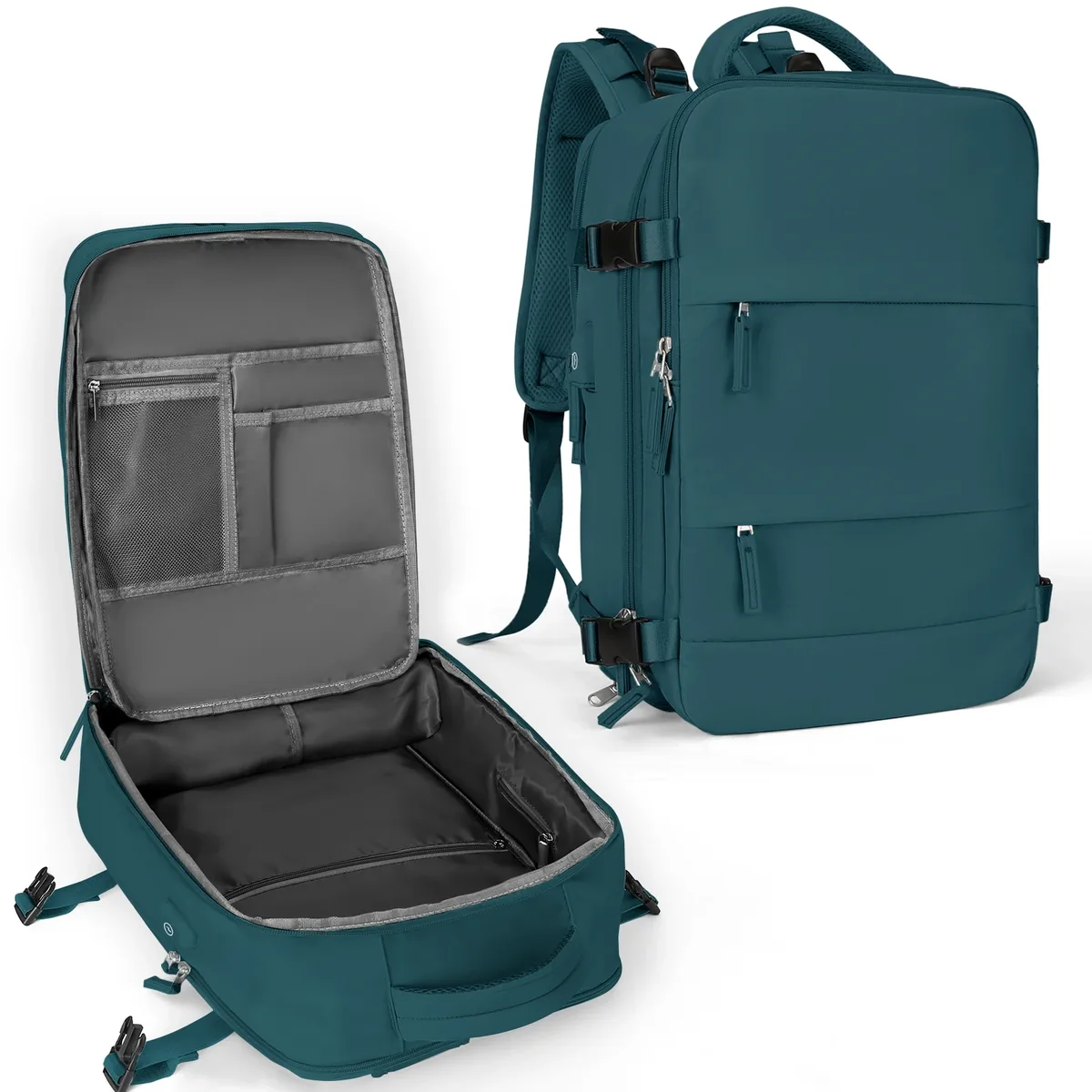 grand sac à dos de voyage pour hommes, sac à dos étanche pour ordinateur portable approuvé par le vol de la compagnie aérienne, sac à dos de transport antivol, sac à dos de randonnée