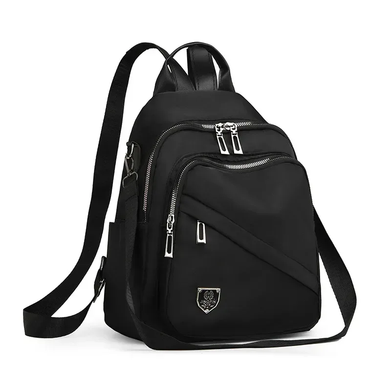 sac à dos décontracté pour femmes, sac de jour noir de grande capacité, nouveau sac à bandoulière tendance pour filles et dames