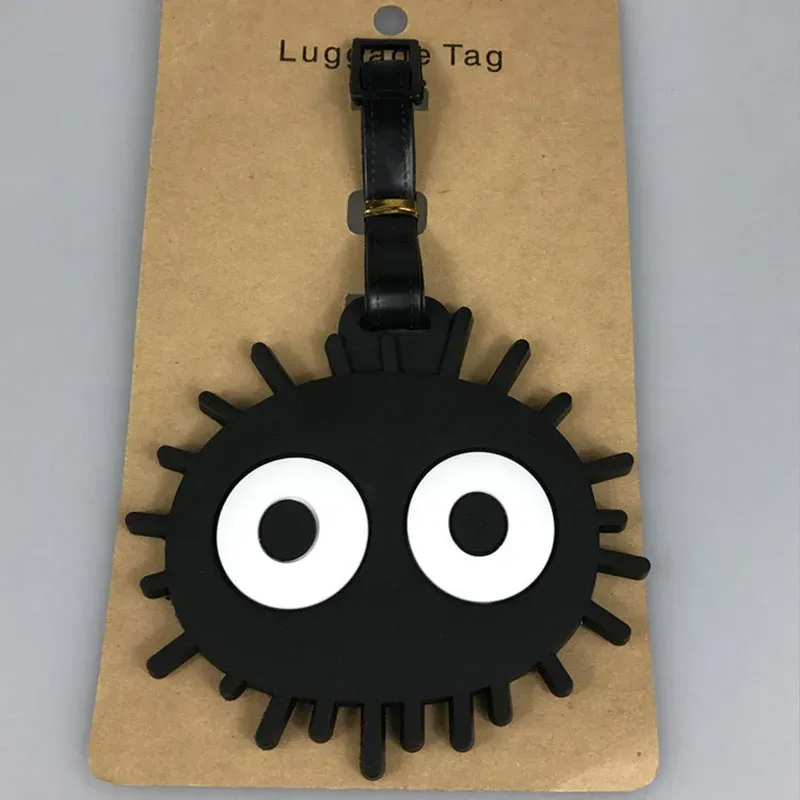 étiquette de bagage portable en silicone, étiquette de voyage, porte-adresse d'identification, valise alberchilla créative, nouveau style de mode, accessoires de voyage