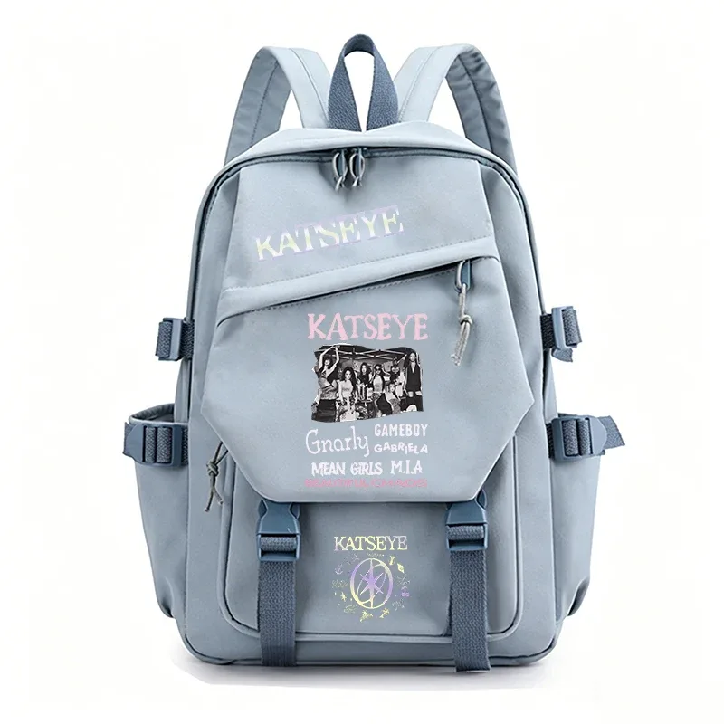sac à dos kpop-katseye pour femmes et hommes, sac de voyage pour adolescentes, sacs d'école, sacs à dos pour ordinateur portable, sac quotidien, sac à dos pour équipe de danse