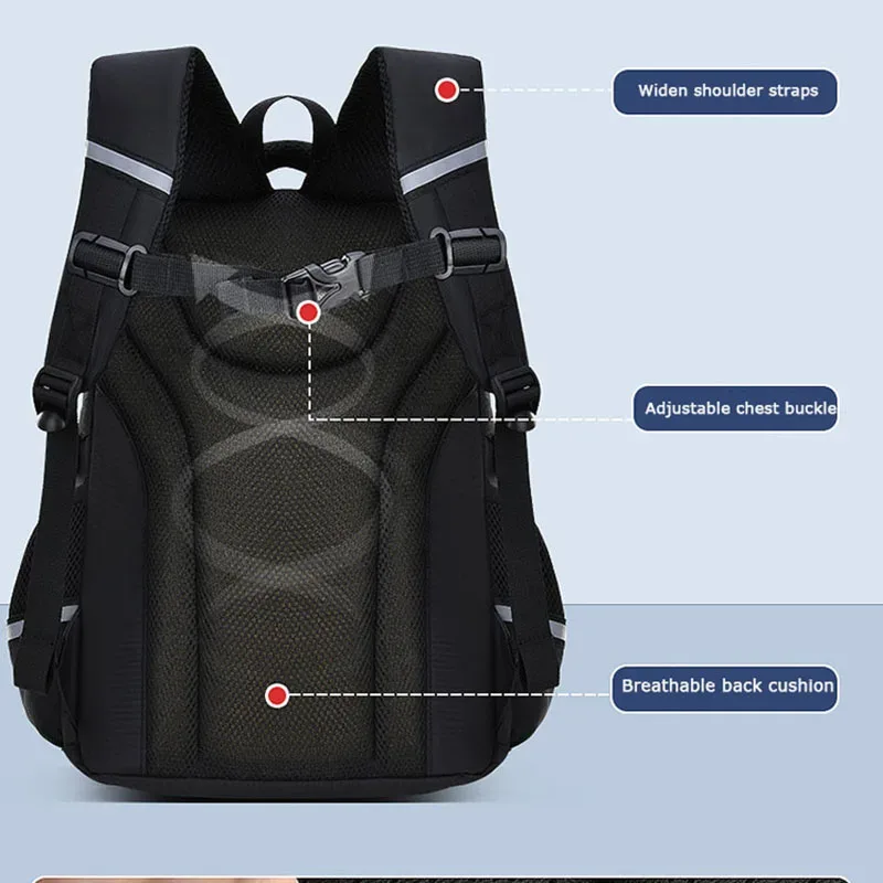 sacs d'école orthopédiques pour enfants, sacs à dos imperméables pour filles et garçons, cartable primaire pour enfants, mochila infantil escolar